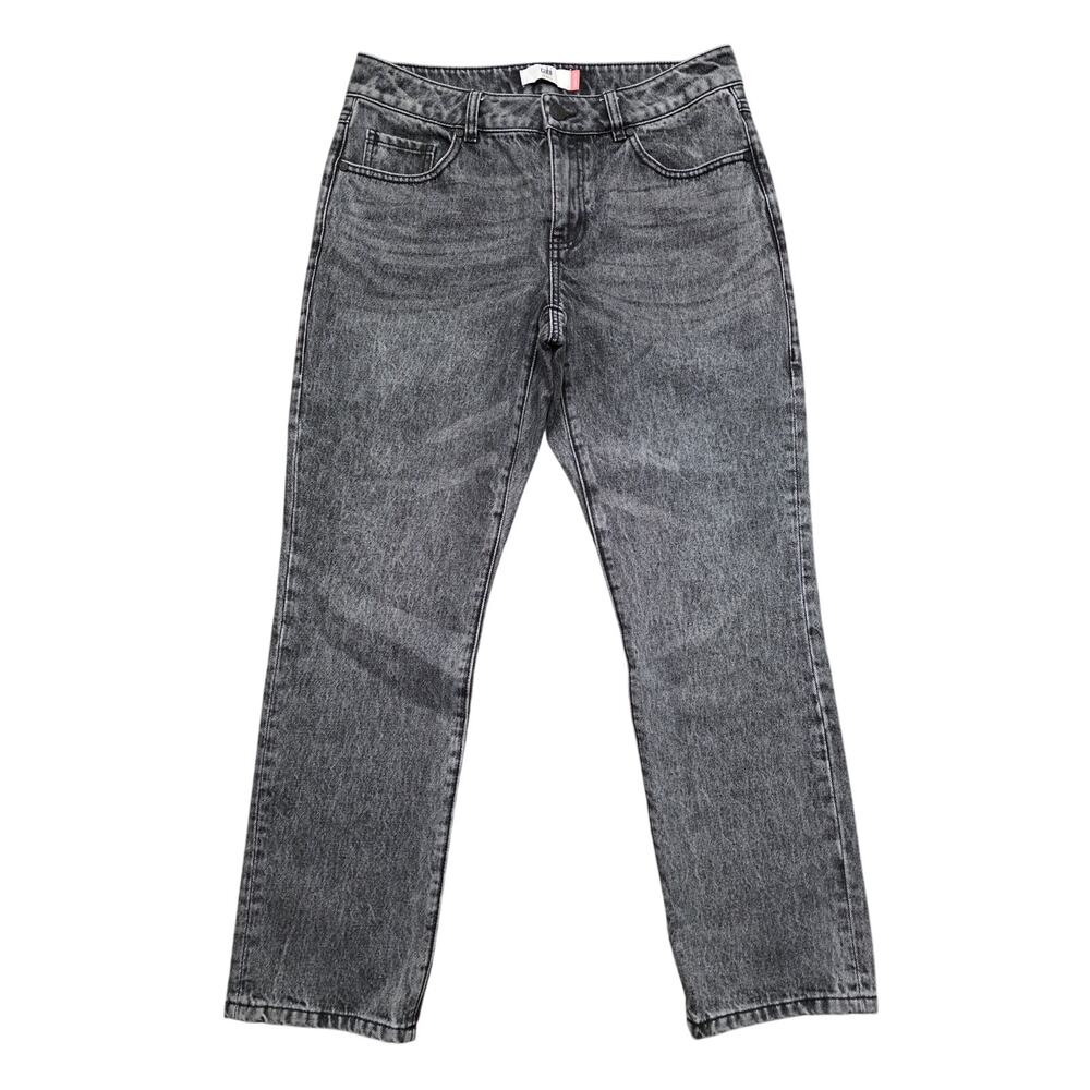 Cabi 100% BF Black Distressed Wash Jeans Size 6 Style 4329